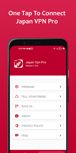 Japan Vpn Pro Screenshot