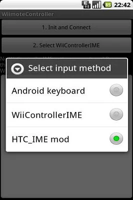 App android wiimote How to