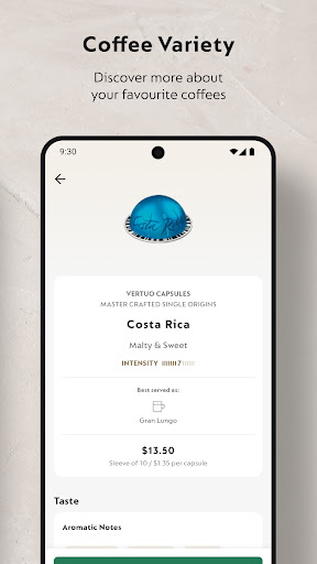 Screenshot of Nespresso Store
