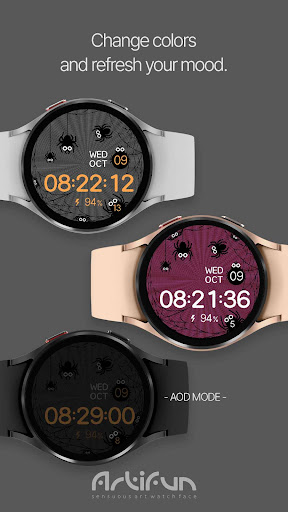 artifun.halloween1.watchface screenshot 3