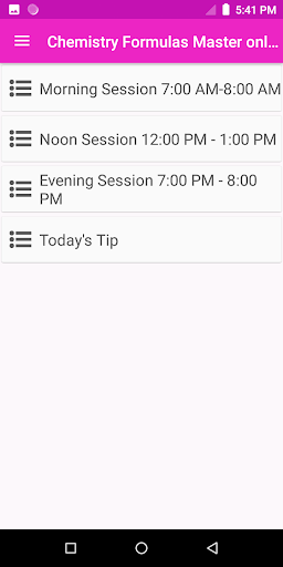 Chemistry Formulas Master only Screen 2