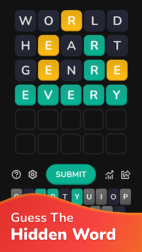 Android application Word Guessing Game screenshort