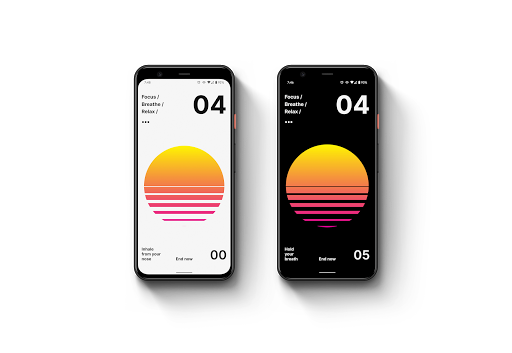Android application Calmaria screenshort