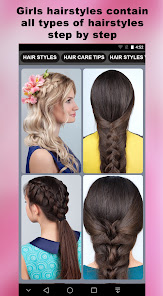 Captura 13 Cute Girls Hairstyles Tutorial android