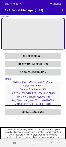 Android application LTM screenshort