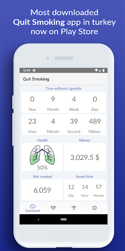 Android application Quit Smoking Get Healthy screenshort