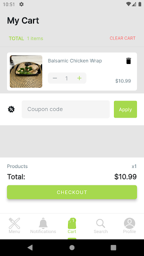 Edibolic Meals Screen 2