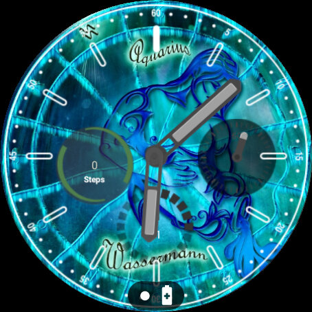 Android application Aquarius zodiac symbol Watch screenshort