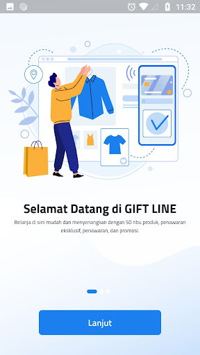 Android application GIFTLine screenshort