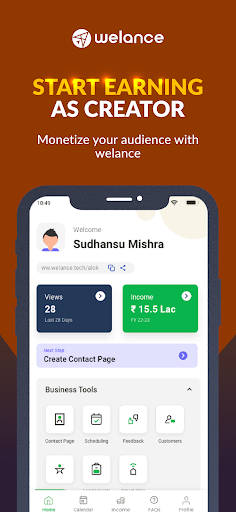 Android application Welance -SuperApp for Creators screenshort