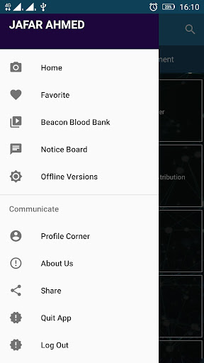 Beacon Group Social App Screen 2