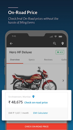 Android application BikeWale- Bikes & Two Wheelers screenshort