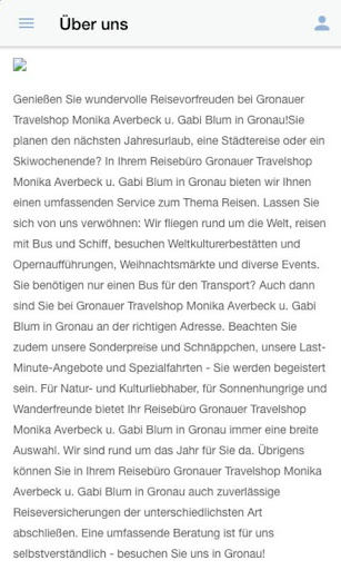 Gronauer Travelshop GbR Screen 2
