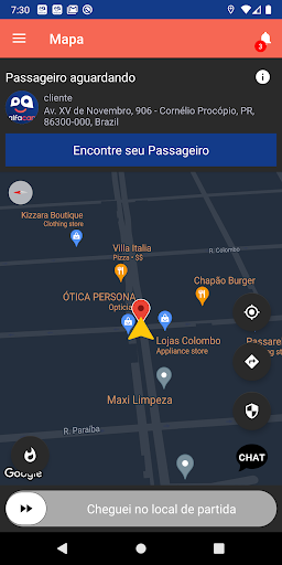 AlfaCar Motorista Screen 2