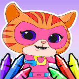 Super Kitty Coloring icon