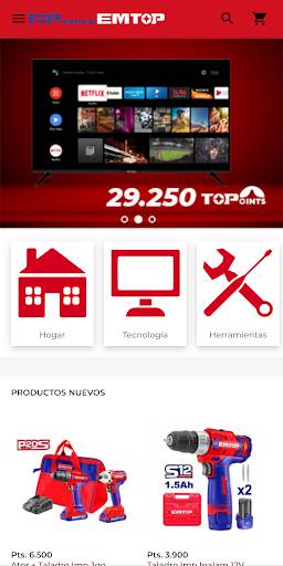 Android application Top Vendedor screenshort