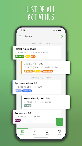 Android application Aclito screenshort