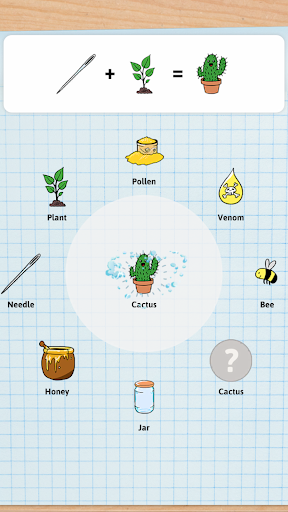 Android application Brain Alchemy: merge & create screenshort