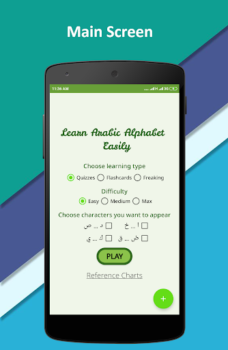 Android application Arabic Alphabet Script -abjad screenshort