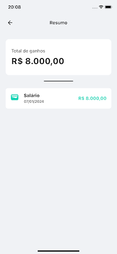 Econm - Gestão financeira Screen 2