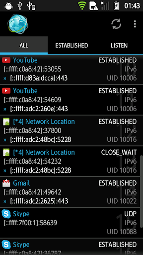 Netstat Plus (donate) Screen 3