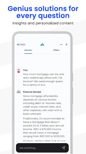 Finance Genius - AI for Money Screen 3