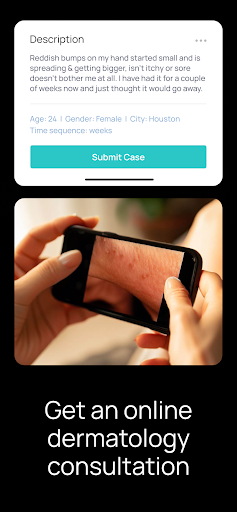 Android application First Derm: Online Dermatology screenshort