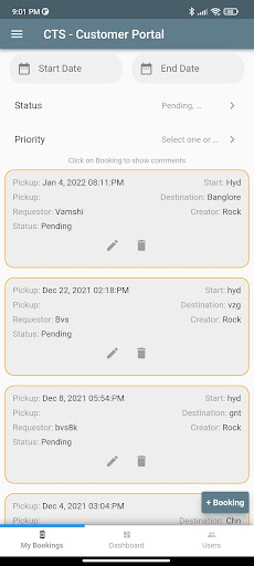 Cyrils Transportation Screen 2