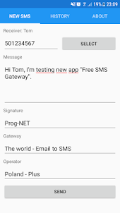 Free SMS Gateway