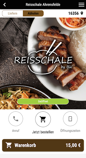 Android application Reisschale Ahrensfelde screenshort