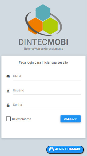 Android application Dintec MOBI (Gerencie sua empr screenshort