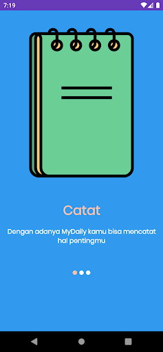 Android application MyDaily screenshort