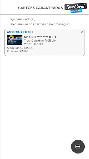 SMC CARD - Fidelidade Screen 2