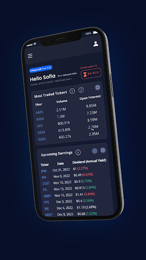 Android application Skyblue Analytics screenshort