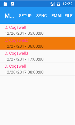 Android application A Better Solution - Caregiver screenshort
