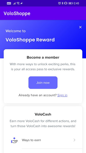 VoloShoppe Screen 3