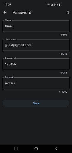 Password Box Screen 2