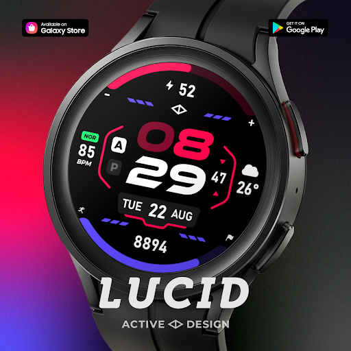 Android application Lucid Digital Watch Face screenshort