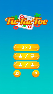 Tic Tac Toe Glow XO Game