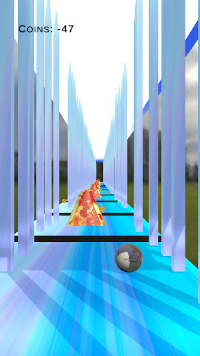 Android application rolling ball ball rolling game screenshort