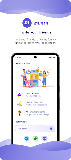 mDhan - Play & Earn Rewards Screen 3