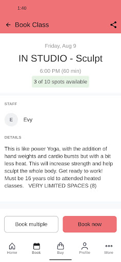 Heart Space Yoga & Bodyworks Screen 3