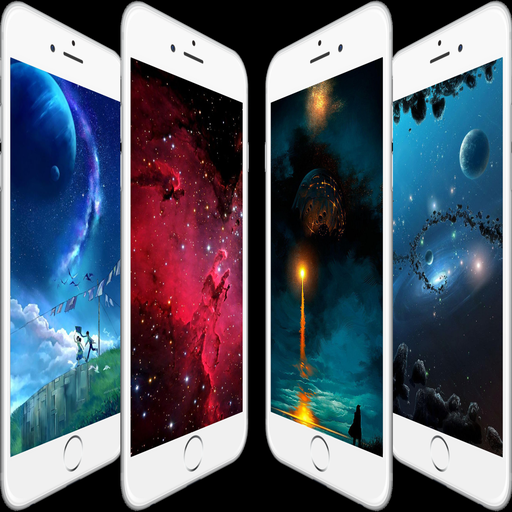 GALAXY HD wallpaper of Nasa logo