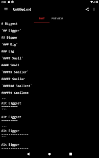 Simple Markdown Screenshot
