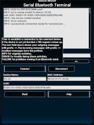 Bluetooth Terminal for HC-05 over SPP