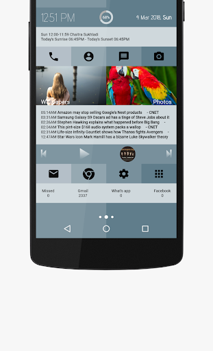 K4 KLWP Preset Screen 3