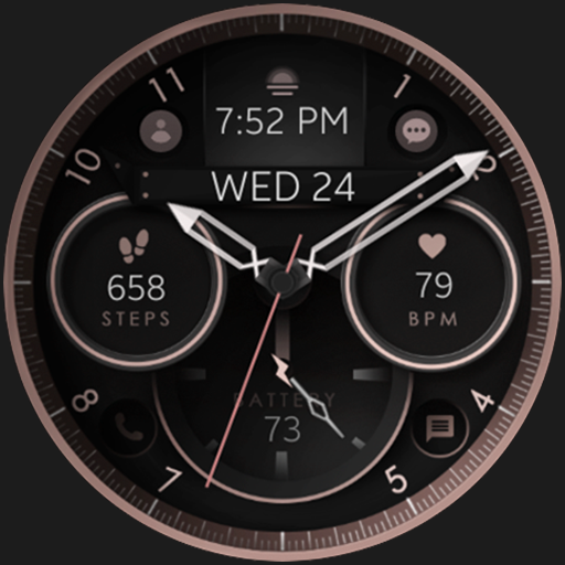 Dream 121 analog watch face logo