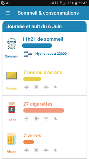 Android application ASC - Agenda screenshort