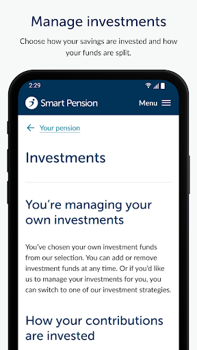 Smart Pension Screen 3