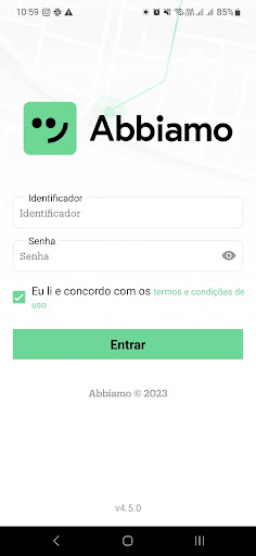 Android application Abbiamo Motorista screenshort